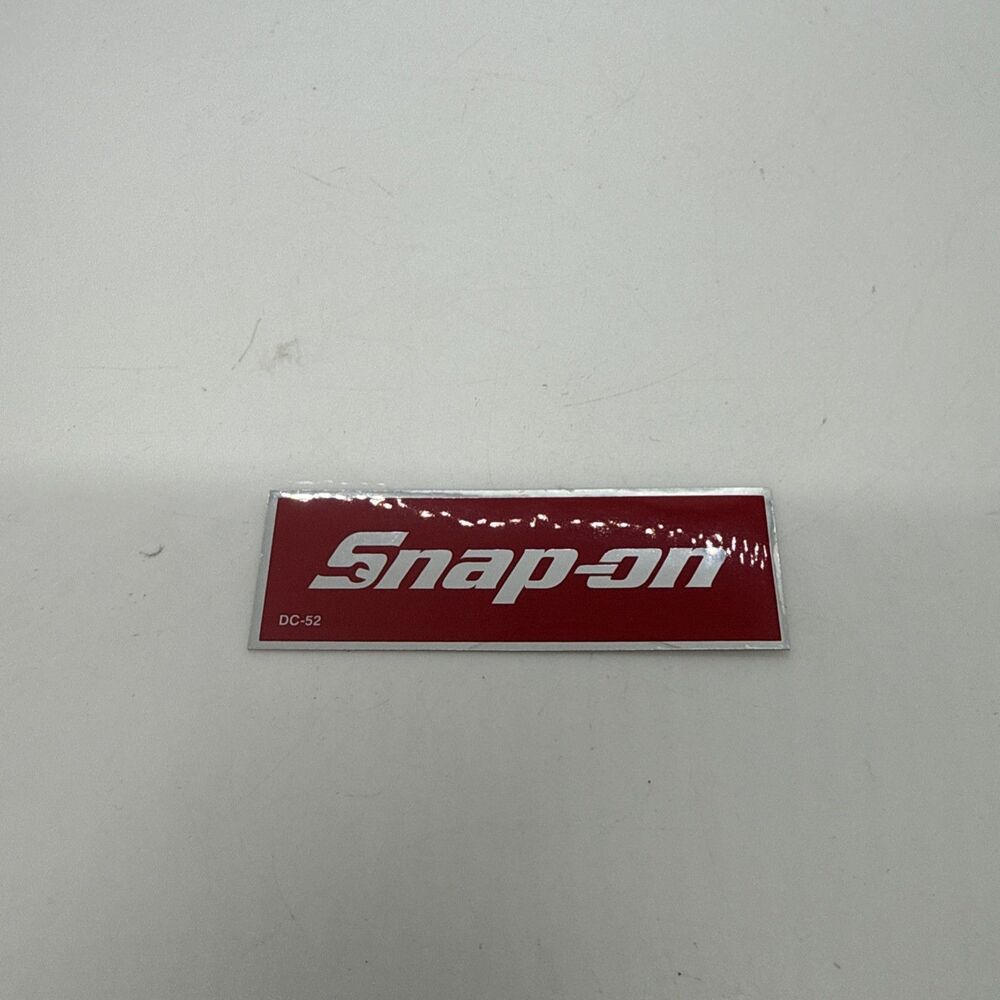 Genuine Snap-on Tools Logo Decal 3.0in Stickers DV-52